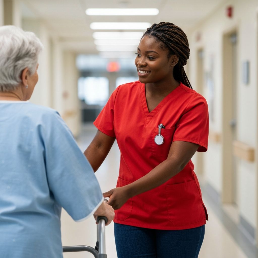 CNA providing patient care